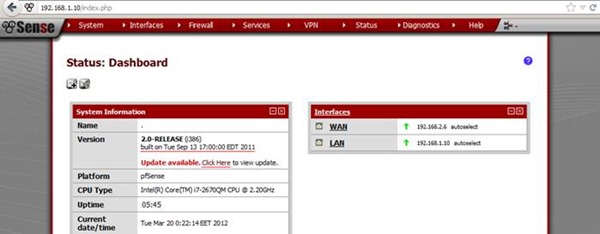 Pfsense Update