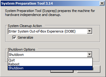 Windows Server 2008 R2 Üzerinde Sysprep Tool