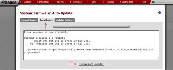 Pfsense Update