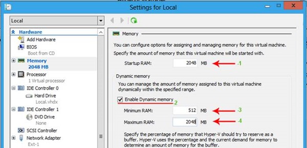 Hyper -V2 ve -V3 Dynamic Memory Karşılaştırması