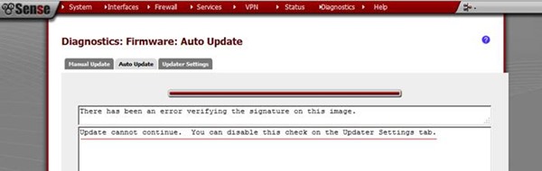 Pfsense Update