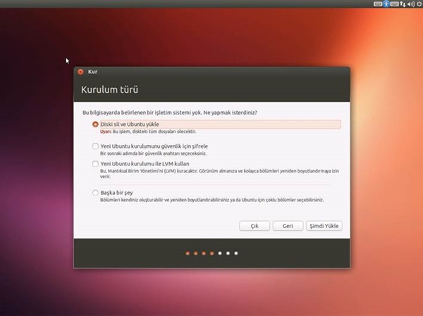 Ubuntu 13.04 Kurulumu