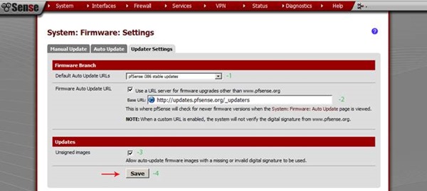 Pfsense Update