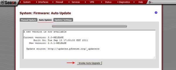 Pfsense Update