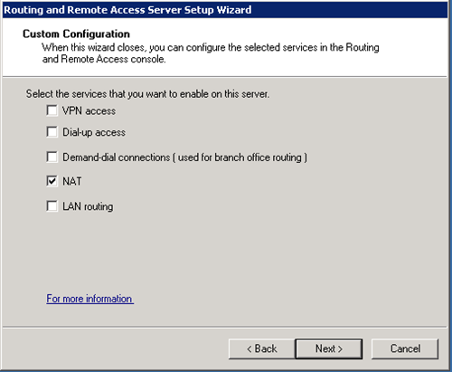 Windows Server 2008 R2 Üzerinde NAT Uygulaması