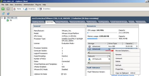 Vmware Esxi Datastore İçerisine ISO Dosyalarını Eklemek