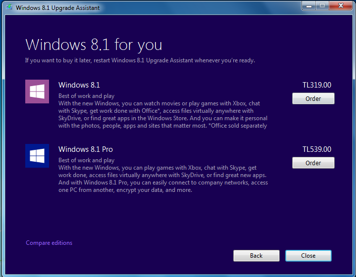 Windows 8.1 Upgrade Assistant (tr-TR) - TechNet Articles - United ...