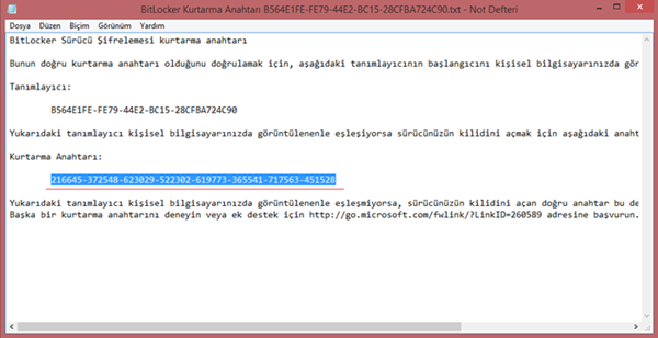 Windows 8.1  BitLocker ile Sürücü Şifreleme