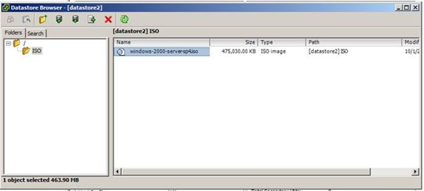 Vmware Esxi Datastore İçerisine ISO Dosyalarını Eklemek