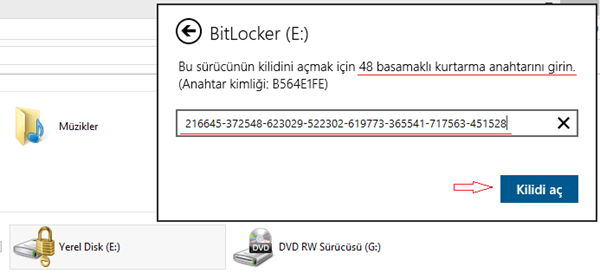 Windows 8.1  BitLocker ile Sürücü Şifreleme