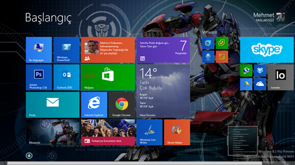 Windows 8.1 Uygulamaları Otomatik Olarak Güncelleştirmek