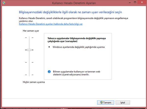 Windows 8.1 UAC (User Account Control)