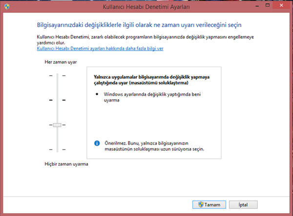 Windows 8.1 UAC (User Account Control)