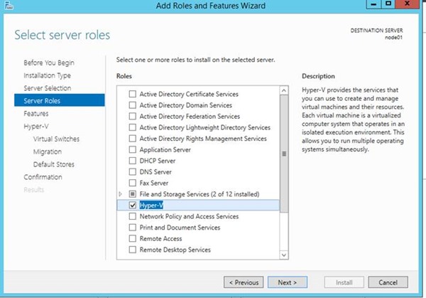 Windows Server 2012 R2 Hyper-V Kurulumu