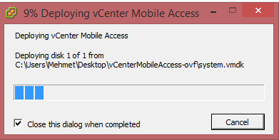 VMware vCenter Mobile Access