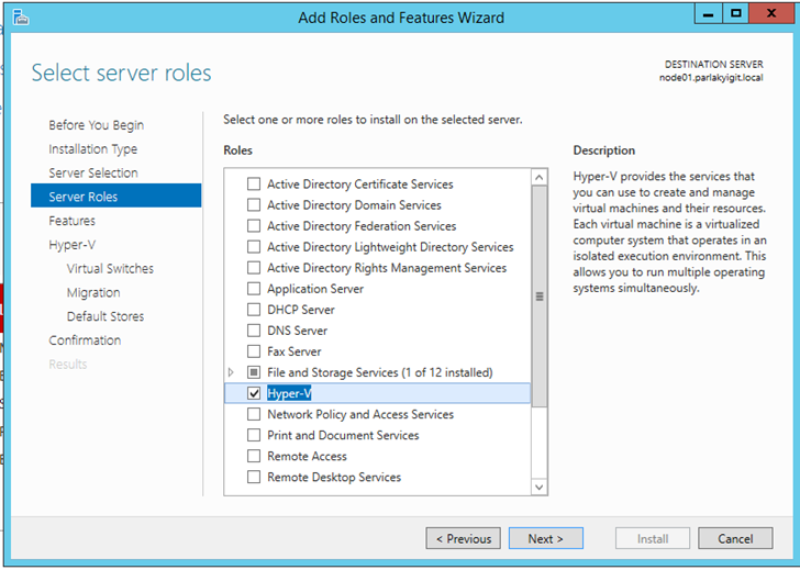 Windows Server 2012 R2 Hyper-V Failover Cluster Kurulum ve Yapılandırma