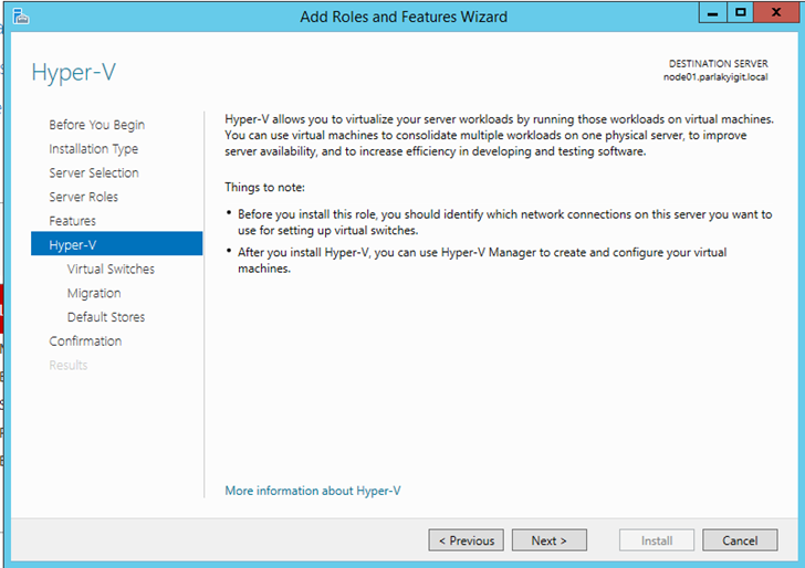 Windows Server 2012 R2 Hyper-V Failover Cluster Kurulum ve Yapılandırma