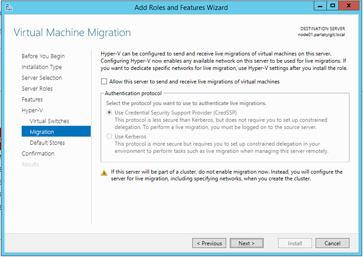 Windows Server 2012 R2 Hyper-V Failover Cluster Kurulum ve Yapılandırma