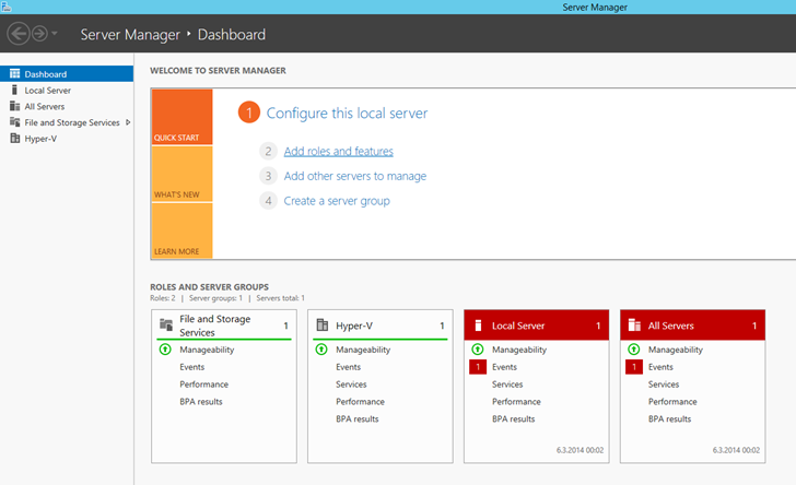 Windows Server 2012 R2 Hyper-V Failover Cluster Kurulum ve Yapılandırma