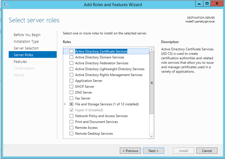 Windows Server 2012 R2 Hyper-V Failover Cluster Kurulum ve Yapılandırma