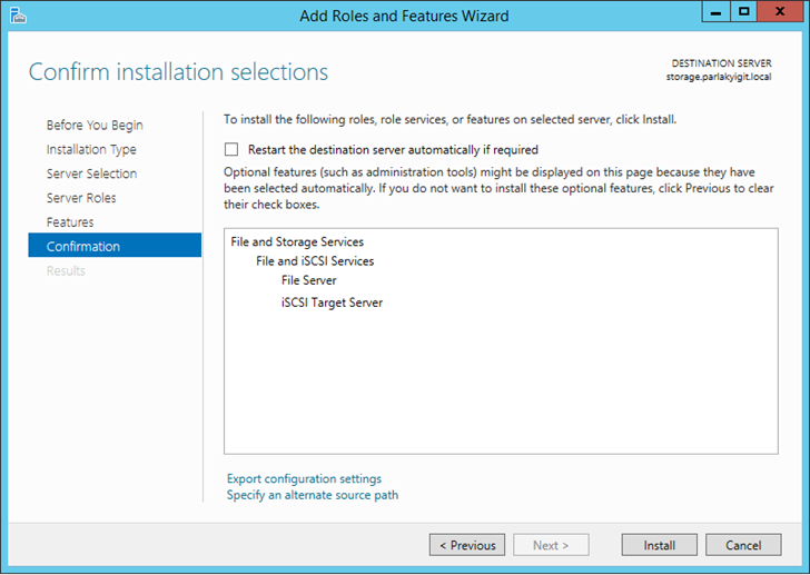 Windows Server 2012 R2 Hyper-V Failover Cluster Kurulum ve Yapılandırma