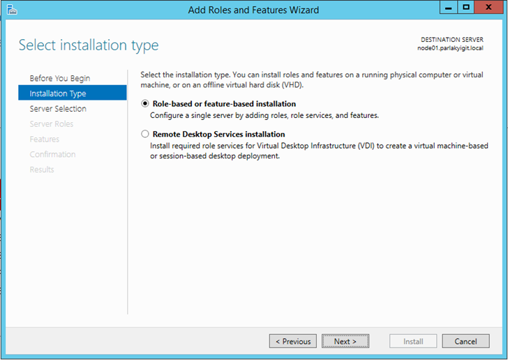 Windows Server 2012 R2 Hyper-V Failover Cluster Kurulum ve Yapılandırma